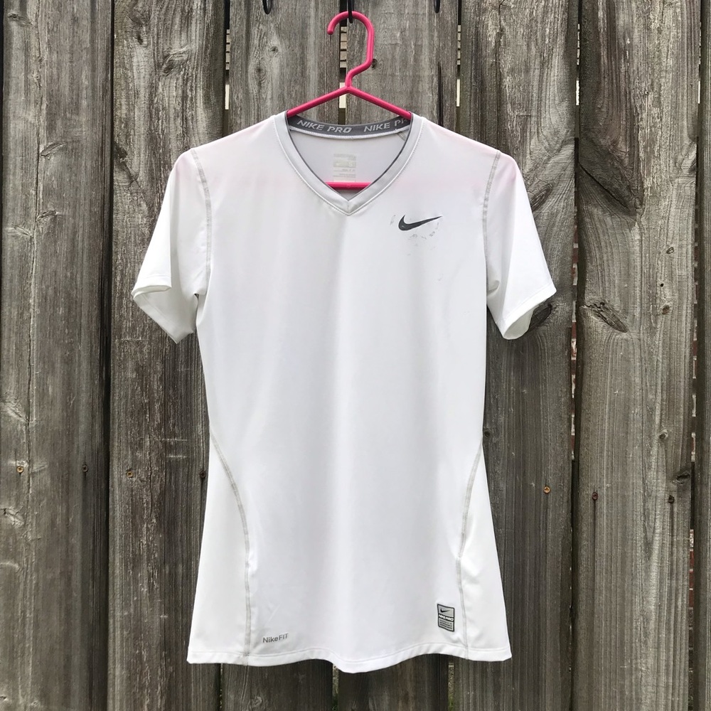Nike Pro Fitted V Neck